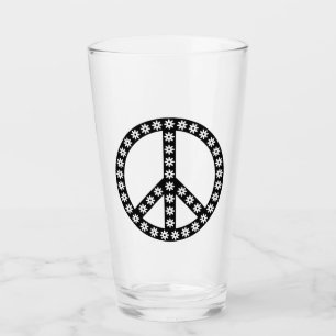 Verre Symbole de la paix de Daisy