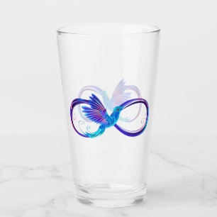 Verre Symbole de Neon Infinity par Glowing Hummingbird