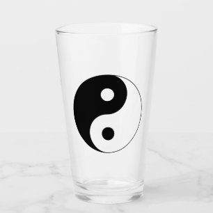 Verre Symbole spirituel du Yin Yang