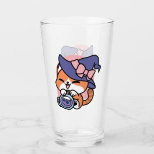 Verre Tabby Witch Brew – Joli Design de Chat d'Halloween