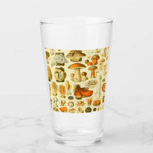 Verre Tabouret de toilette Vintage de champignons Illust