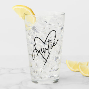 Verre Tante Coeur   Cadeaux pour la Tante  