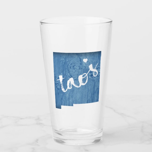 Verre Taos Nouveau Mexique Grain de bois (Devant)