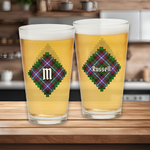 Verre Tartan du clan Russell