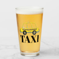 TAXI New York City À damiers cabine jaune NYC