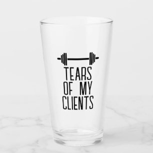 Verre Tears of My Clients Personal Trainer Canards Cadea
