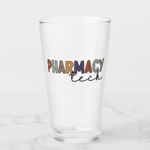 Verre Technicien de pharmacie Rétro Technicien de pharma