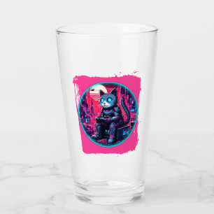 Verre Technologies Feline futuriste