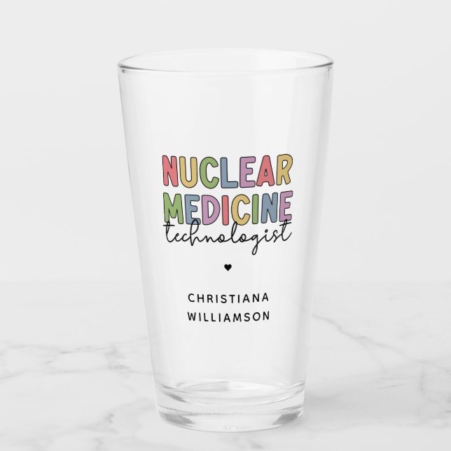 Verre Technologue en médecine nucléaire sur mesure CNMT  (Devant)