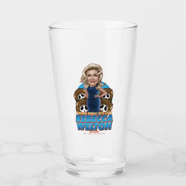 Verre Ted Lasso | Rebecca Welton Bobblehead (Devant)