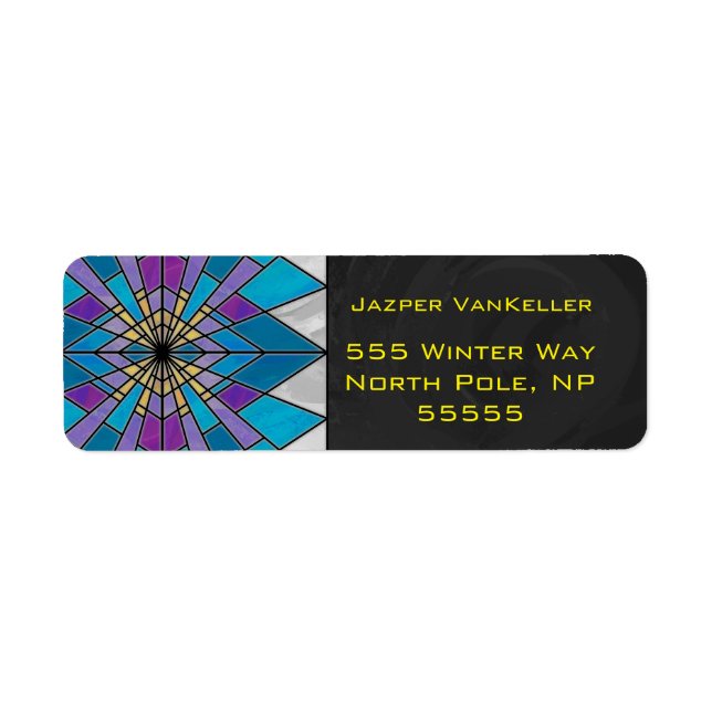 Verre teinté Ray Bleu et Violet (Devant)