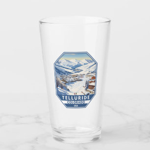 Verre Telluride Colorado Winter Travel Art Vintage