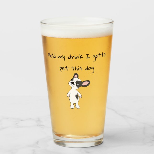Verre Tenez ma tasse Je dois faire un animal de compagni (Devant (rempli))
