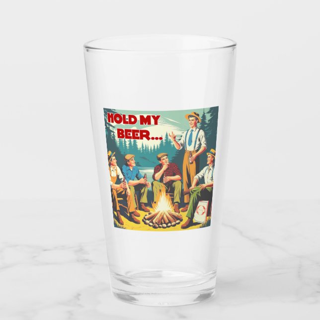 Verre Tenez Mon Camping De Bières (Devant)