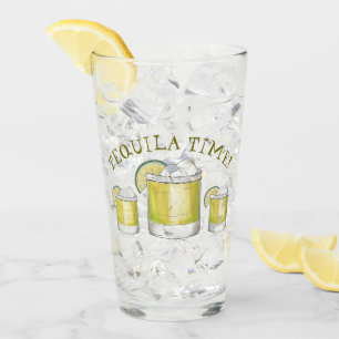 Verre Tequila Time Lime Margarita Cocktail Boisson Mixte