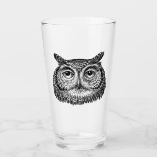 Verre "The Watcher" Simplement Éffrayant B&W Pint Glass