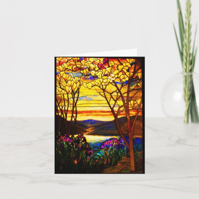 Verre-Tiffany Carte pour notes-Souillé 9 (Devant)