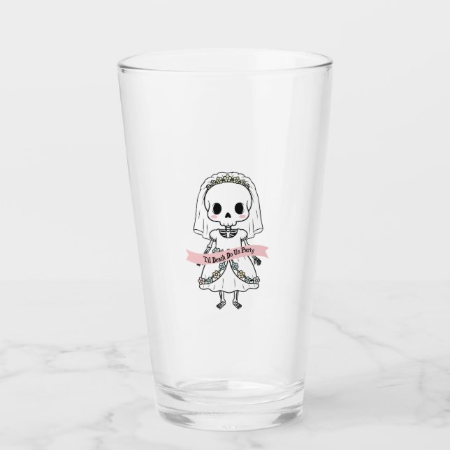 Verre Til Death Do Us Party Halloween (Devant)
