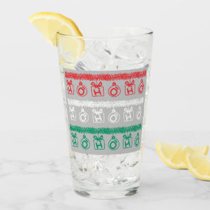 Verre Tinsel HO HO HO (Tri Color)