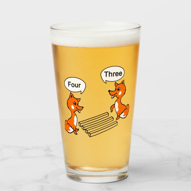 Verre Tour d'illusion optique (Devant (rempli))