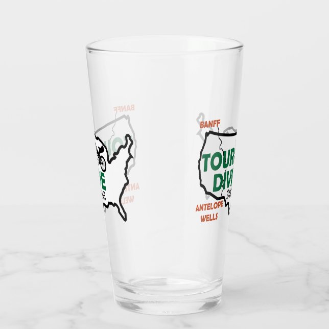 Verre Tour Divide USA logo pinte (Droite)