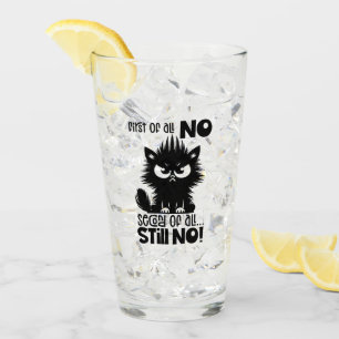 Verre Tout d'abord, aucun cadeau pour amateur de chat dr