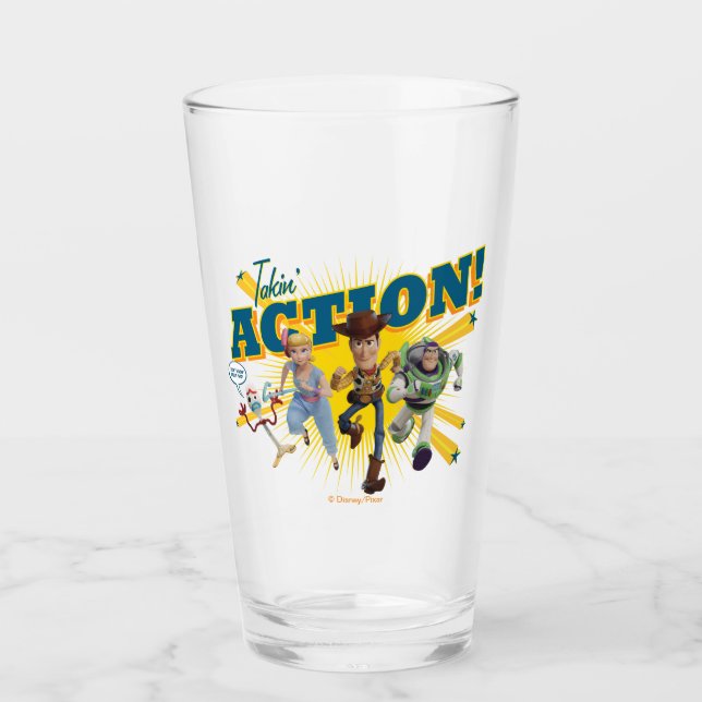 Verre Toy Story 4| "Agissez !" Art de groupe (Devant)