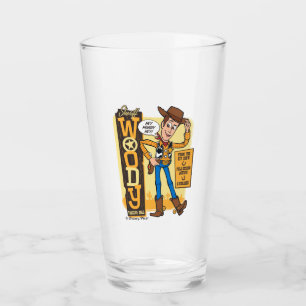 Verre Toy Story 4 Publicité Vintage de poupée en bois