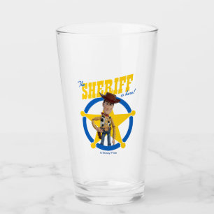 Verre Toy Story 4 Woody "Le shérif est là"