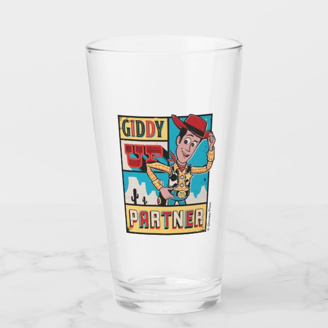 Verre Toy Story - Poster en bois Vintage (Devant)
