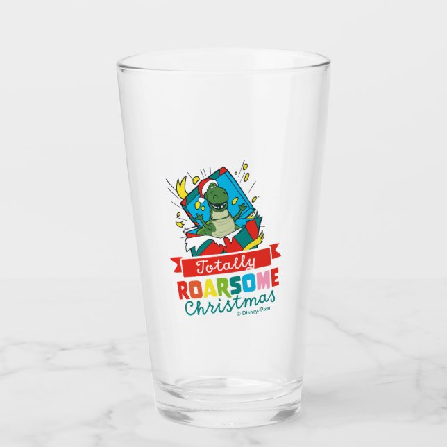Verre Toy Story Rex | Noël totalement rasant (Devant)