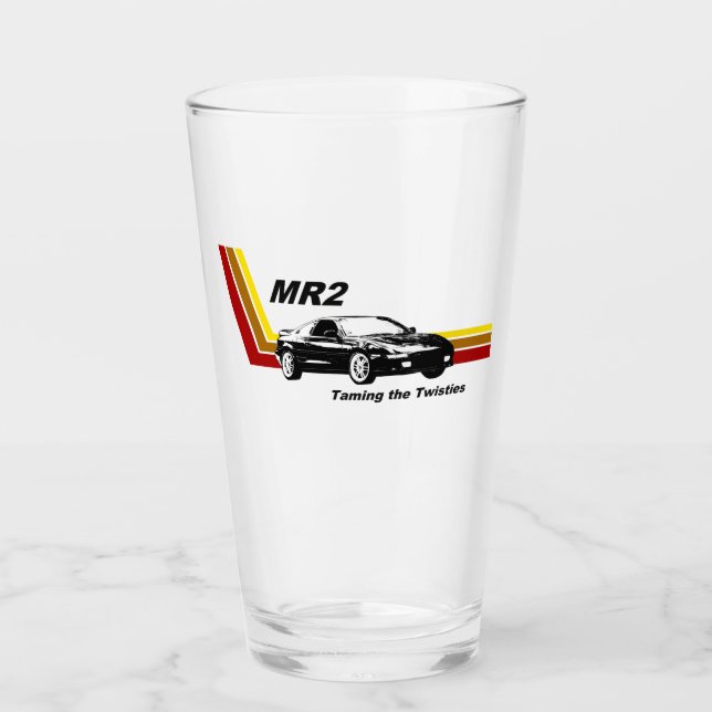 Verre Toyota MR2, Taming the Twisties Glass Cup (Devant)