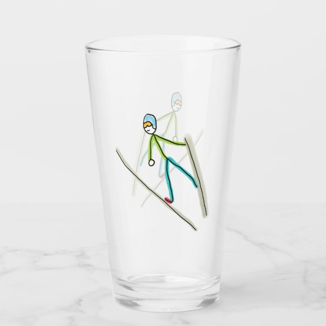 Verre Tremplin Stickman (Devant)