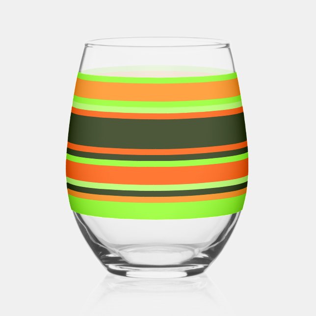 Verre trié - Chaux, orange et mandarine (Recto)