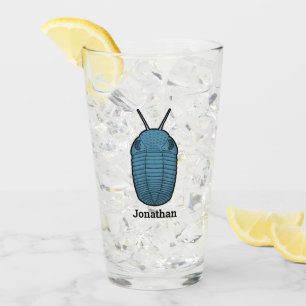 Verre Trilobite préhistorique