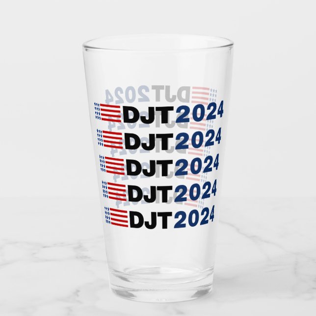 Verre Trump 2024 DJT (Devant)