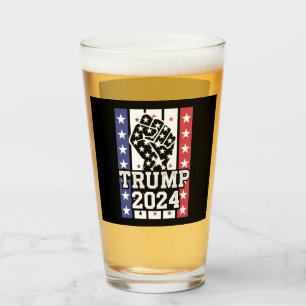 Verre Trump 2024 Poing Hors-la-loi Hillbilly J.D.Vance 2