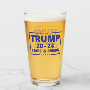 Verre Trump 20 - 24 ans en prison drôle anti-trump
