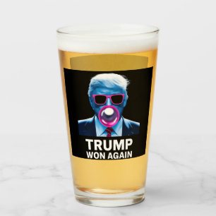 Verre Trump a encore gagné Élection Vote Président 47e 2