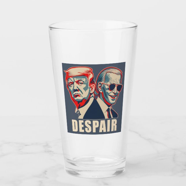 Verre Trump Biden Despair 2024 (Devant)