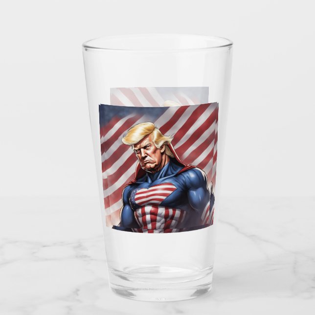 Verre Trump Epic Superhero Bouteille d'eau (Devant)