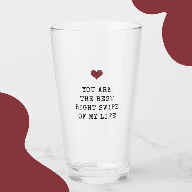 Verre Tu es le meilleur rempart de ma vie Valentine (Créateur téléchargé)