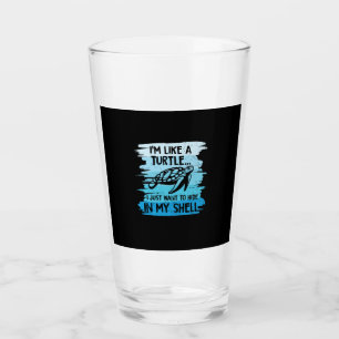 Verre Turtle Lover Je Suis Comme Une Tortue