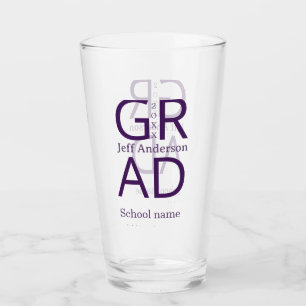 Verre Typographie de diplôme moderne simple minimale c