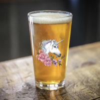 Unicorn blanc et Flowers