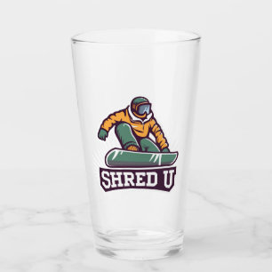 Verre Université de shred de snowboard