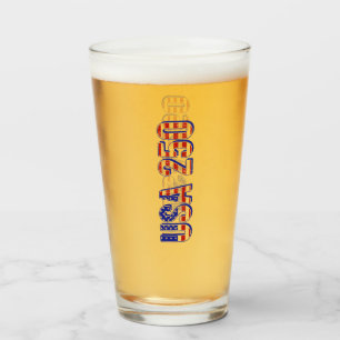 Verre USA 250e anniversaire 1776-2026 Patriotique Améric