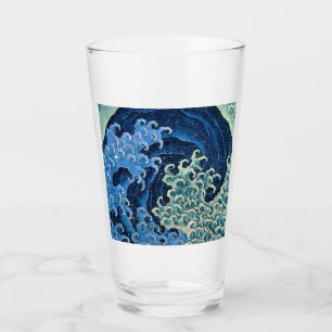Verre Vague féminine de Hokusai Océan Vintage 