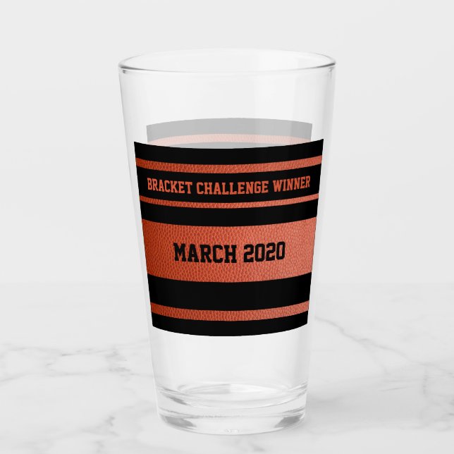Verre vainqueur du Défi de la hanche (Devant)