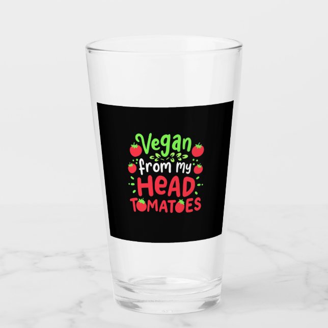 Verre Vegan De Ma Tête Tomates (Devant)